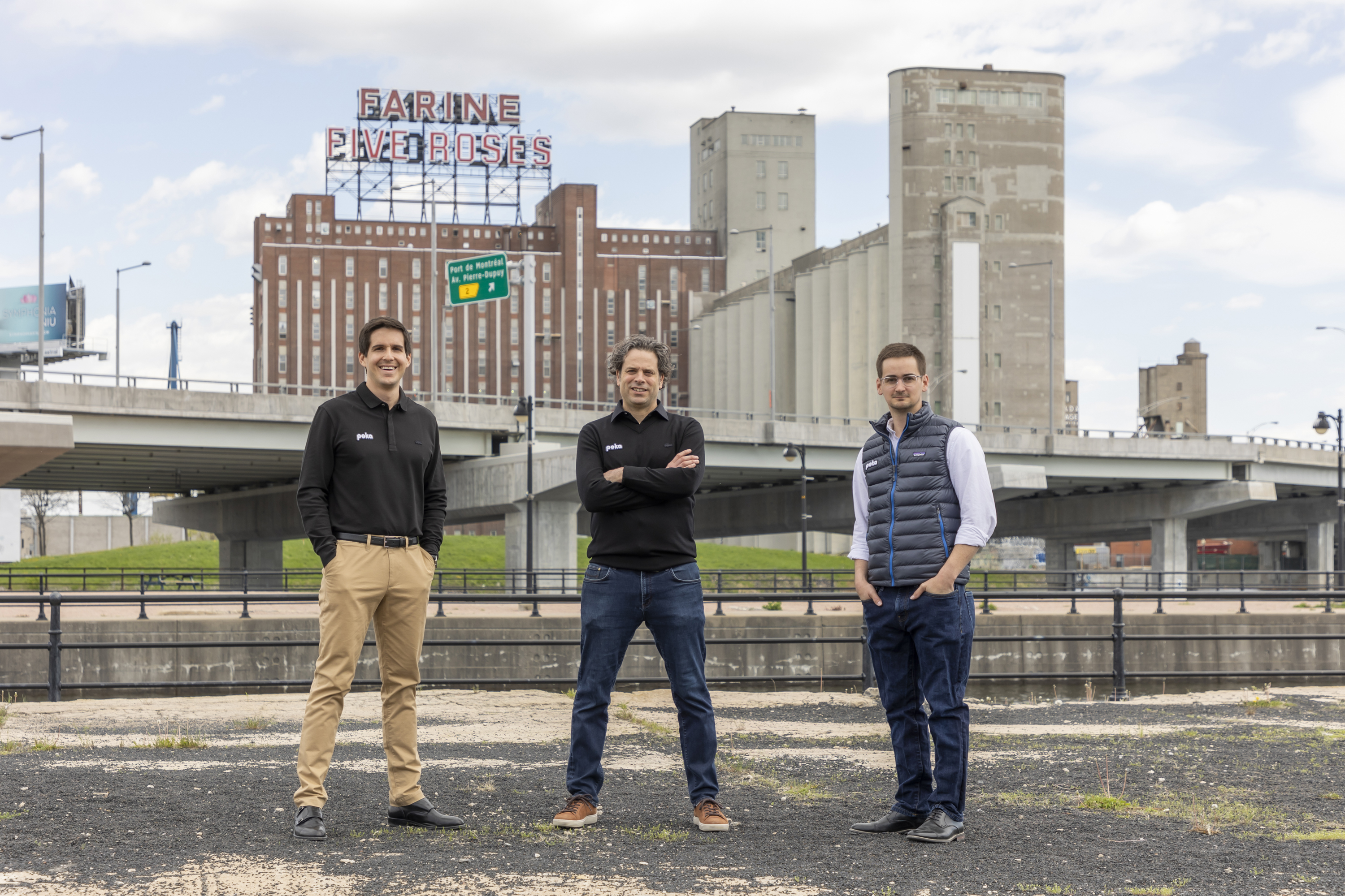 CEO Alexandre Leclerc, CTO Antoine Bisson, CFO Louis-Philippe Benoit
