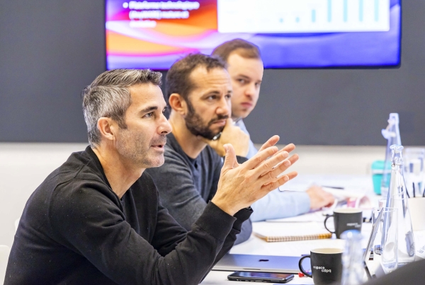 Photo de 3 partenaires de l’Espace CDPQ