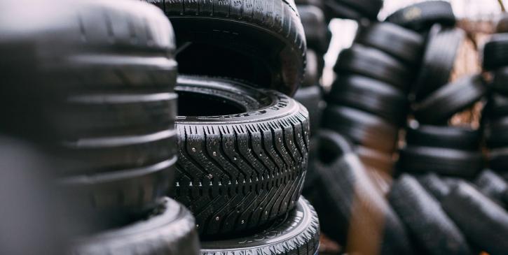 Image of tires stacked