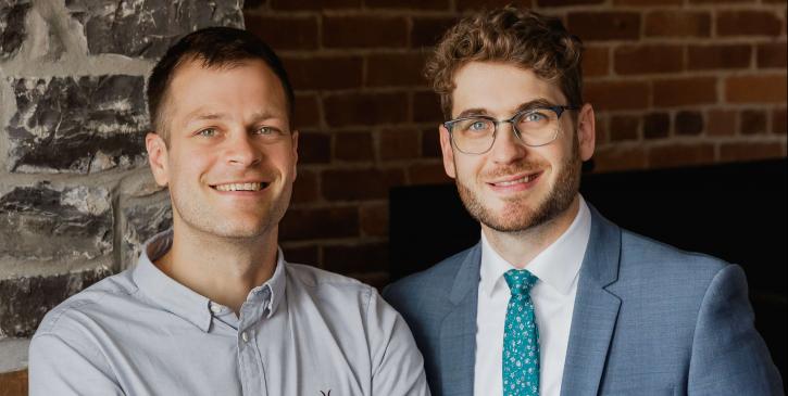 Photo de Dominic et Patrick Sauvageau, cofondateurs de l’entreprise Zilia