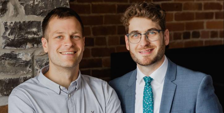 Photo of Dominic and Patrick Sauvageau, co-founders of the Zilia company