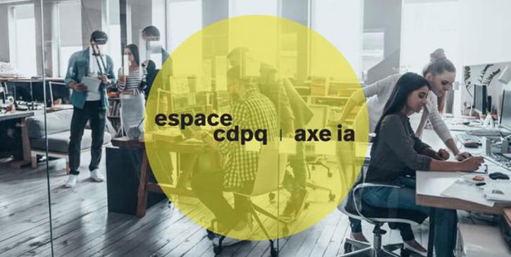 Espace CDPQ collaborative space | Axe IA