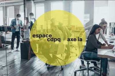 Espace CDPQ collaborative space | Axe IA